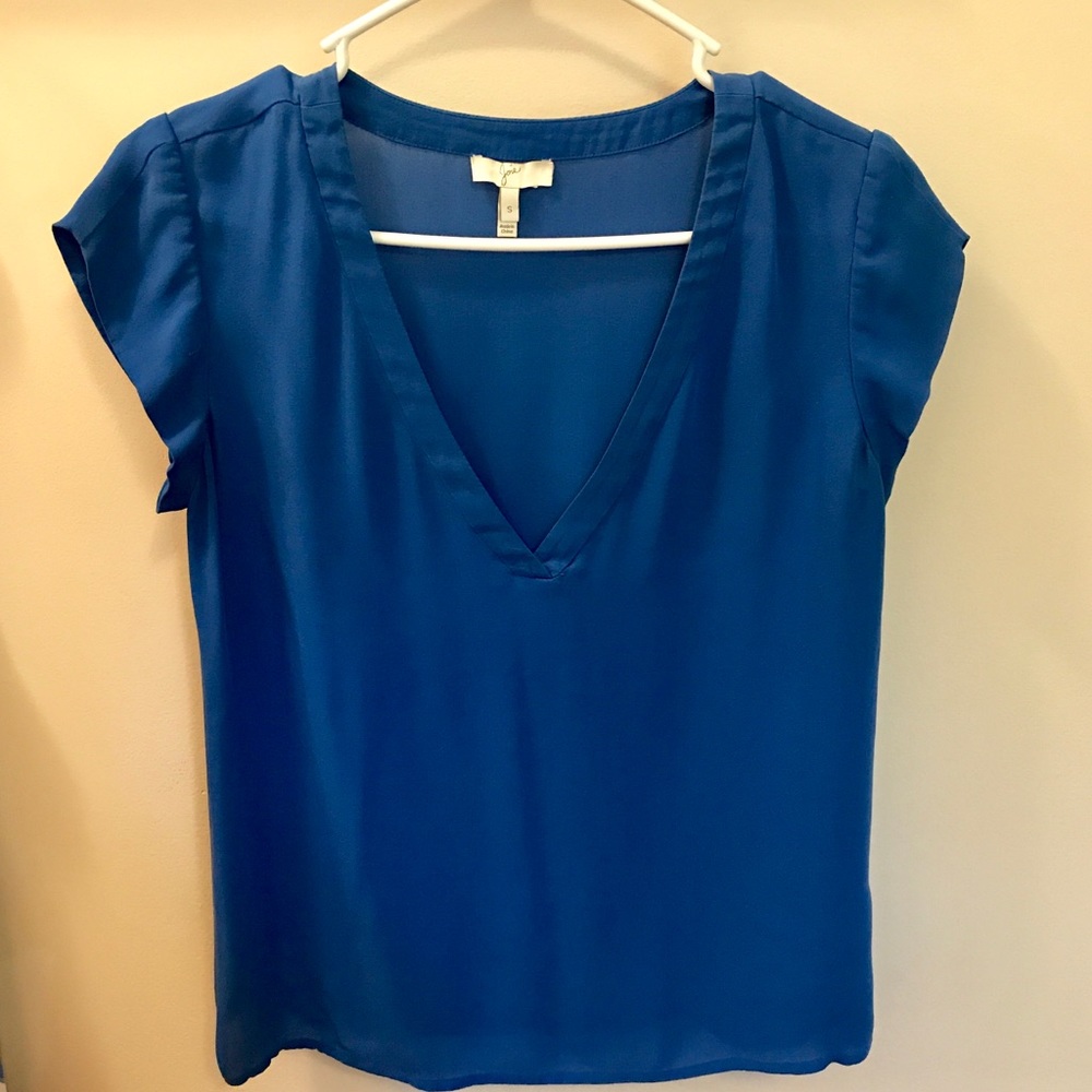 Joie silk short sleeve blouse